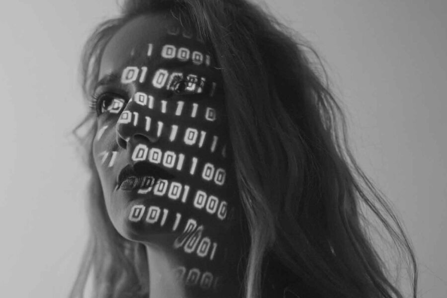 midjourney prompt hacks with girl numbers on her face