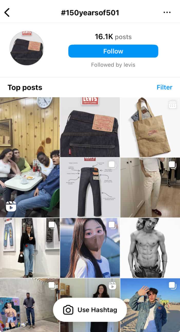 levi's instagram