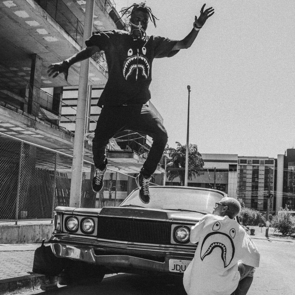 pinterest case study with boy jumping from a car