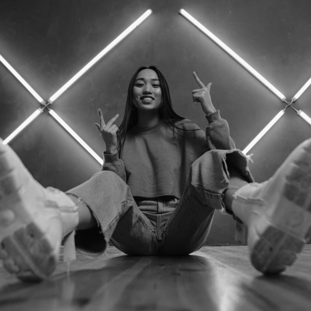 ugc videos with girl smiling