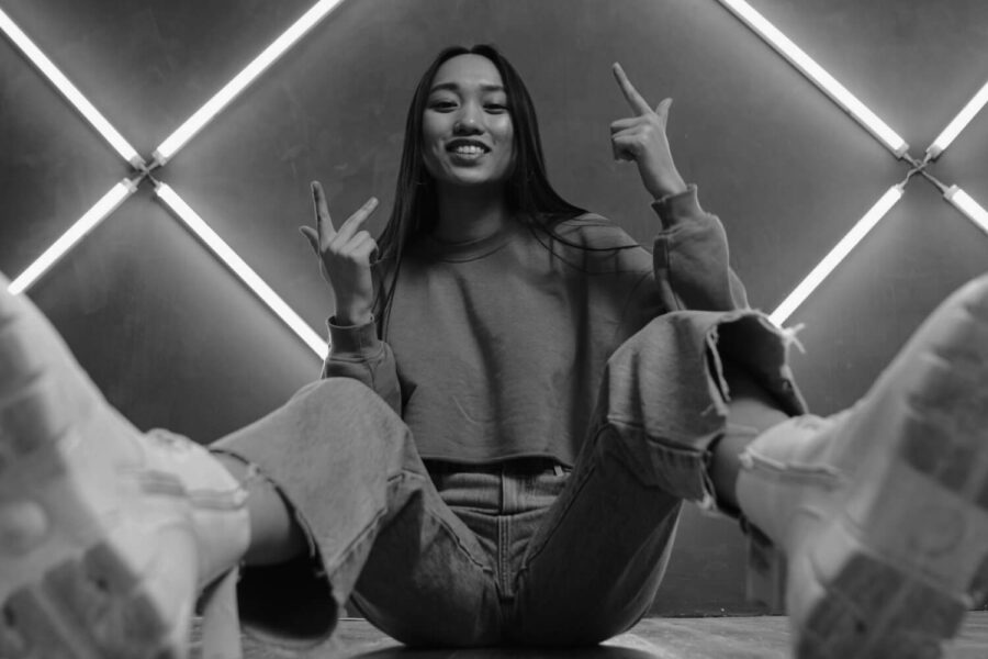 ugc videos with girl smiling