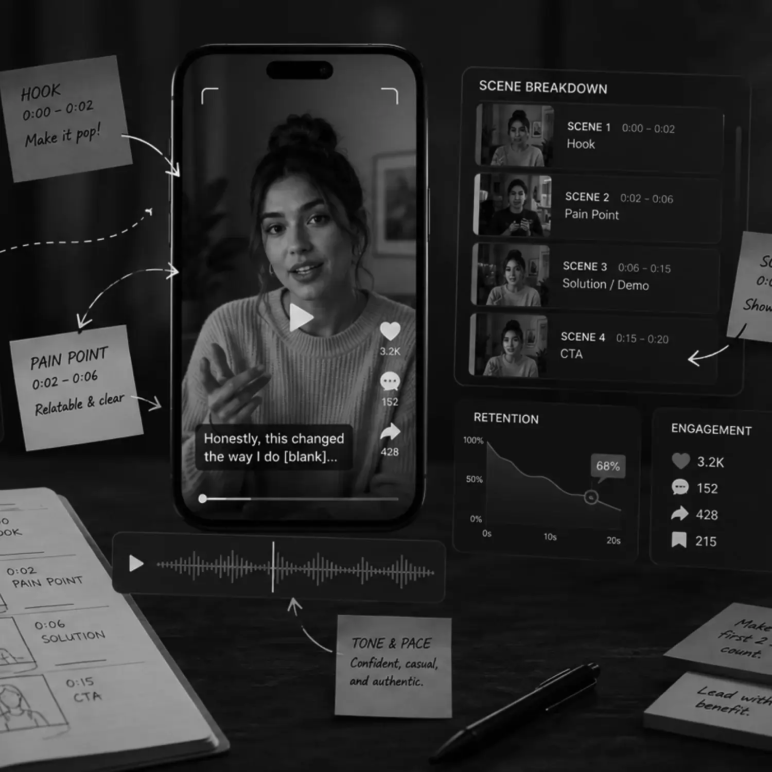 What 300 UGC Scripts Reveal About Beauty & Wellness Ads