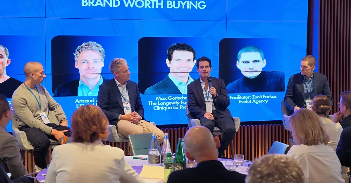 INNOCOS Zurich Trend Report — 2026 Shifts in Longevity 14 Max Gottschalk talking